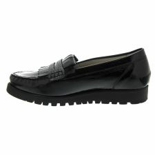 Women's Waldlaufer Hegli 549506 302 Fringe Leather Moccasin Shoes ...