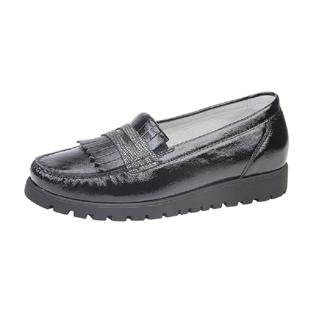 Women's Waldlaufer Hegli 549506 302 Fringe Leather Moccasin Shoes ...