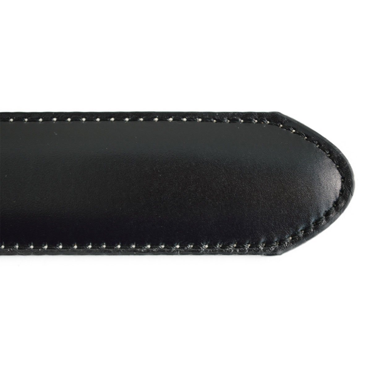 Men's Berwick 1707 Leather Belts CI1605-K5 - Black 110 cm